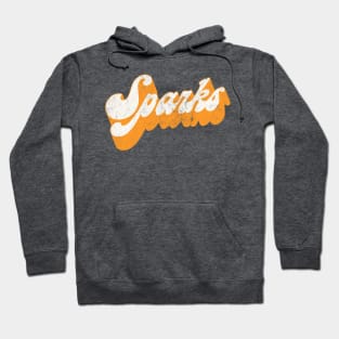 Sparks - Vintage Style Retro Aesthetic Design Hoodie